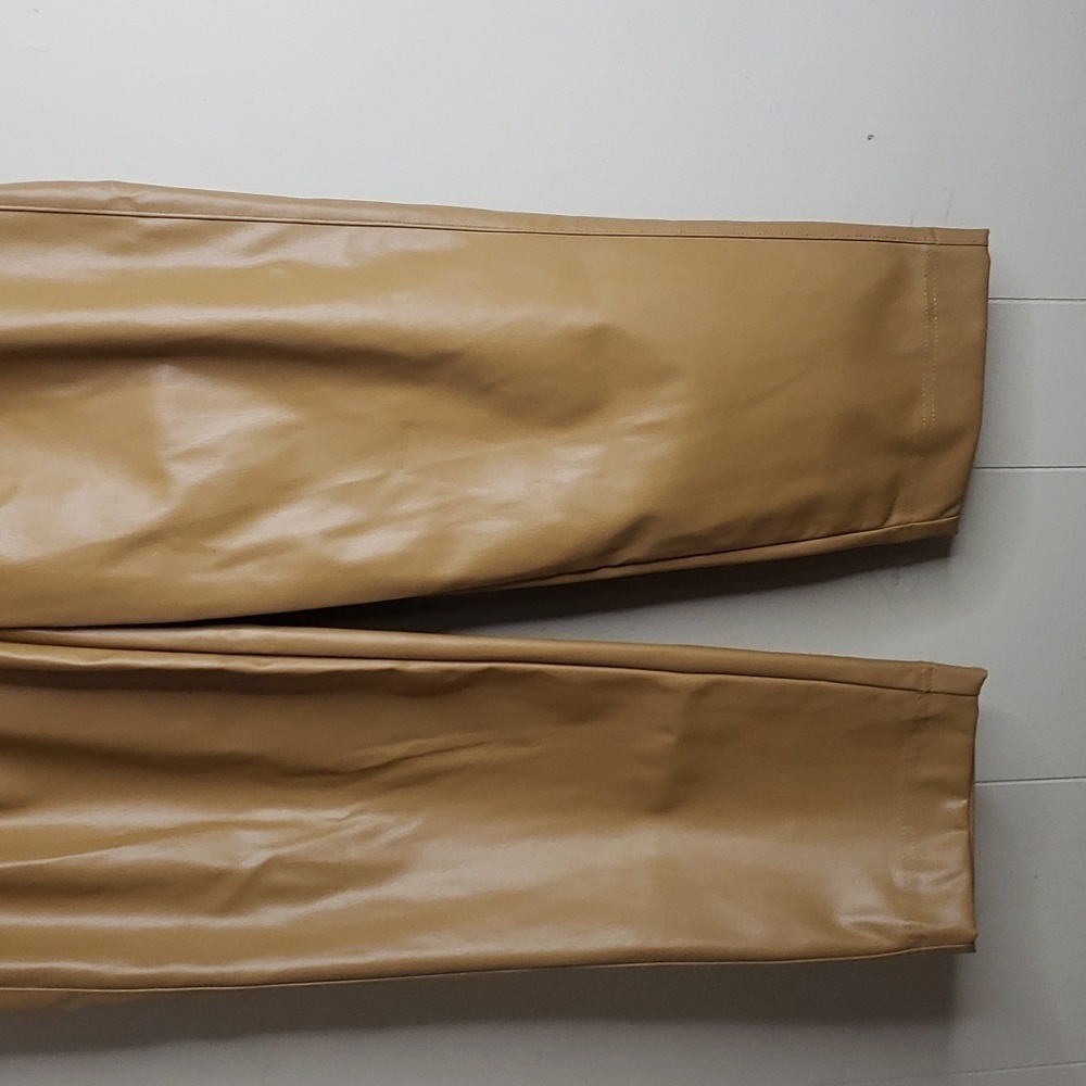 WOMEN'S High Rise Faux Leather Ankle Pants- A New Day - Picture 5 of 10